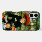 Twee zusters op het terras van Renoir Case-Mate iPhone Case (Achterkant (horizontaal))