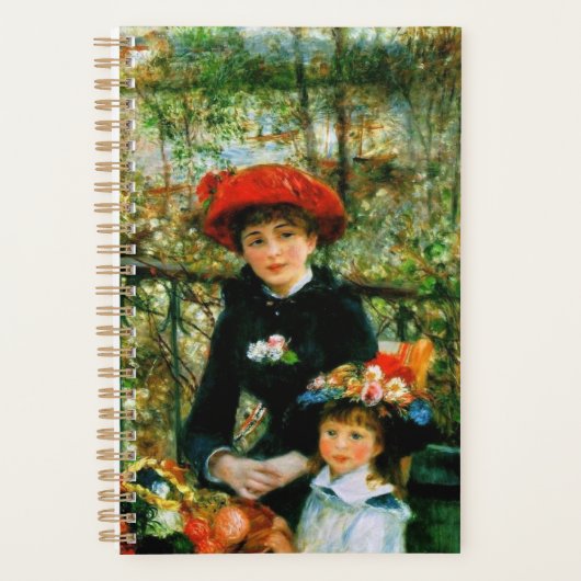 Twee zusters op het terras van Renoir Planner (Voorkant)