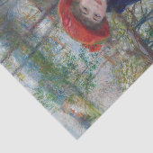 Twee zusters op het terras van Renoir Tissuepapier (Detail)