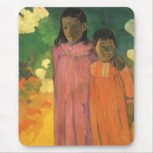 Twee zusters van Paul Gauguin, Vintage Fine Art Muismat