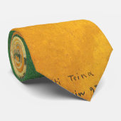 Twee zusters van Paul Gauguin, Vintage Fine Art Stropdas (Opgerold)
