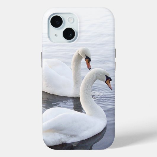Twee zwanen Case-Mate iPhone case (Achterkant)