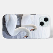 Twee zwanen Case-Mate iPhone case (Achterkant (horizontaal))