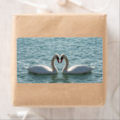 Twee zwanen etiket (Insitu)