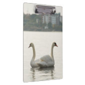 Twee zwanen klembord (Rechts)