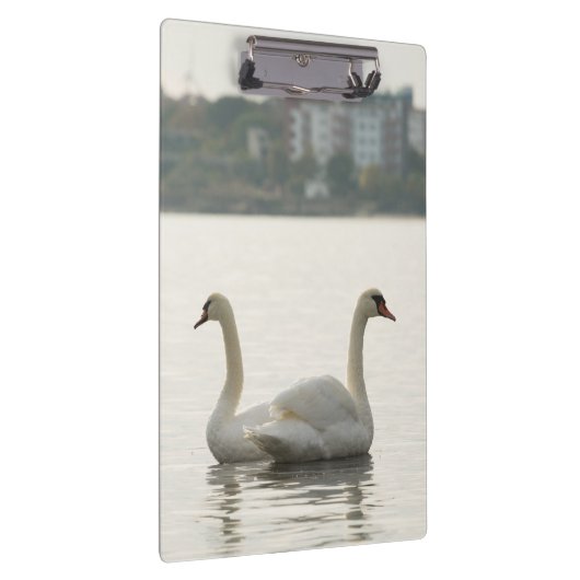 Twee zwanen klembord (Rechts)