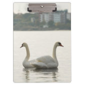 Twee zwanen klembord (Voorkant)