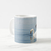 Twee zwanen koffiemok (Voorkant links)