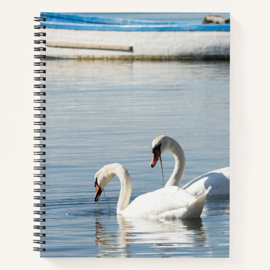Twee zwanen notitieboek (Voorkant)