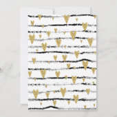 Twee zwanen verliefd witte bruidsbad uitnodiging (Achterkant)