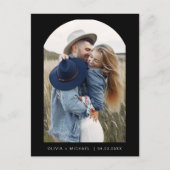 Twee Zwart-wit foto's opslaan het Briefkaart Datum (Voorkant)