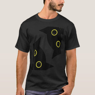 Twee zwarte katten die lol hebben met kiekeboe ill t-shirt
