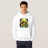 Twee zwarte katten hoodie (Voorkant volledig)