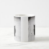 Twee zwarte katten Klassieke koffie-Mok Koffiemok (Center)