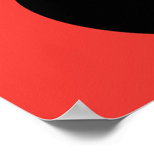 Twee zwarte kersen. poster (Hoek)