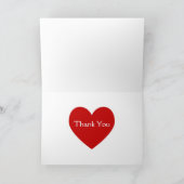 Twee Zwarte Labradors met Liefde danken u Bedankkaart (Binnen)