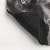 Twee zwarte labradors muismat (Hoek)