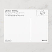 twee zwarte schoonheden briefkaart (Achterkant)