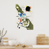 Twee Zwarte Spots - Kandinsky Poster (Keuken)