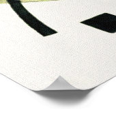 Twee Zwarte Spots - Kandinsky Poster (Hoek)