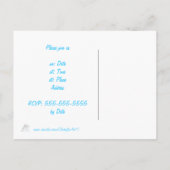 Twee Zwarte Zwanen Tekenen Huwelijk Nodigen Briefk Uitnodiging Briefkaart (Achterkant)