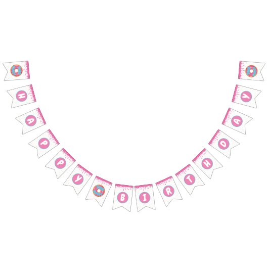 Twee zweet Birthday-banner Vlaggetjes (Alle)