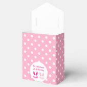 Twee zweet Bunnies Twin Girls Bedankdoosjes (Geopend)