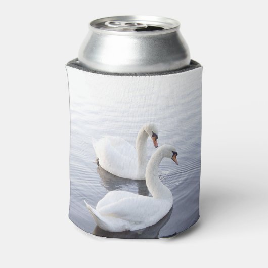 Twee zwemmen op het Tranquil Lake Blikjeskoeler (Blikje Achterkant)