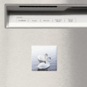 Twee zwemmen op het Tranquil Lake Magneet (Insitu (Vaatwasser))