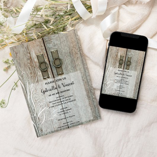 Tweebarndeuren Boerderij bruiloft Kaart