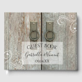 Tweebarndeuren Landbruiloft Gastenboek (Voorkant)