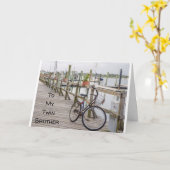 **TWEEBROER** OP UW SPECIALE DAG! VERJAARDAG KAART (Gele Bloem)