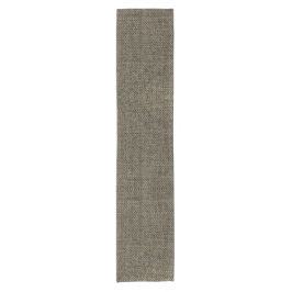 Tweed bruin en zwart korte tafelloper