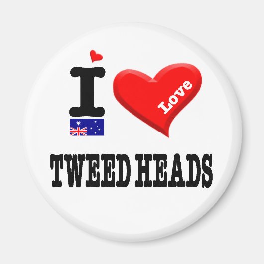 TWEED HOOFDEN - I Love Magneet (Voorkant)