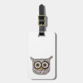 Tweed Owl Bagagelabel (Voorkant verticaal)
