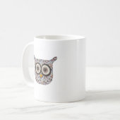 Tweed Owl Coffee Mok (Voorkant links)