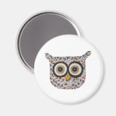 Tweed Owl Magnet (Voorkant / Achterkant)