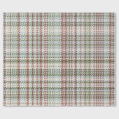 Tweed Plaid - Kerst in de Sneeuw Cadeaupapier (Vlak)