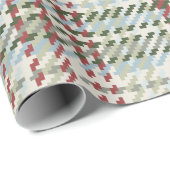 Tweed Plaid - Kerst in de Sneeuw Cadeaupapier (Rol Hoek)