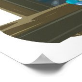 Tweed Valley Scotland Vist poster (Hoek)