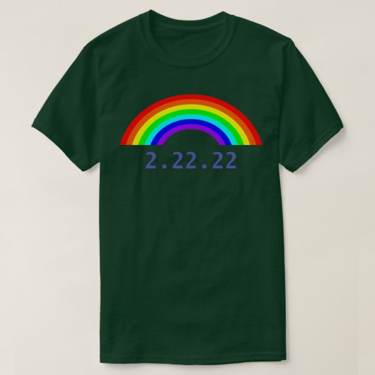 Tweedaagse dinsdag regenboog MDY T-shirt (Design voorkant)