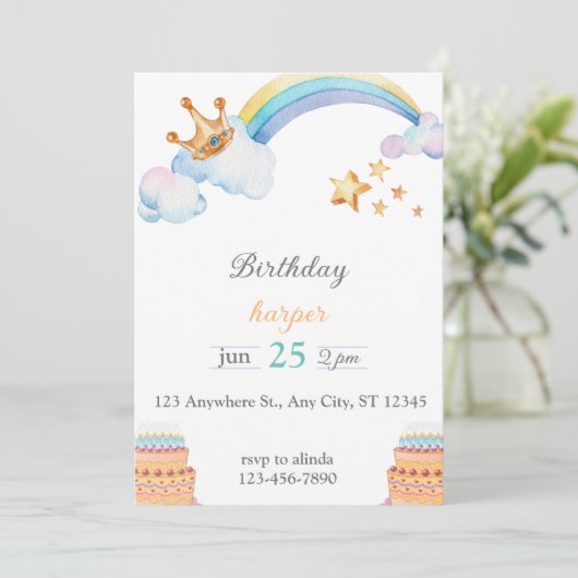 tweedaagse uitnodiging (Staand voorkant)