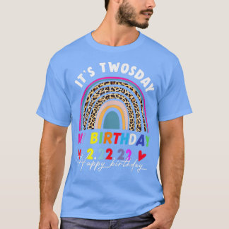 Tweedaagse verjaardag, 22 februari 2022 Cute 2 22  T-shirt