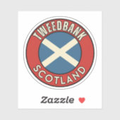 Tweedbank, Schotland Sticker (Vel)