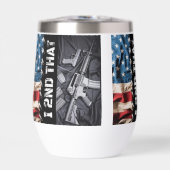 Tweede amendement 11 oz. Thermosbeker (Voorkant)