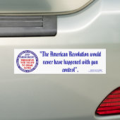 Tweede amendement_1/60 bumpersticker (Op auto)