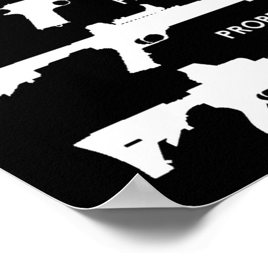 Tweede amendement beschermt poster (Hoek)