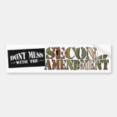 Tweede amendement bumpersticker (Voorkant)