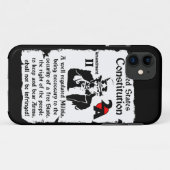 Tweede amendement! Case-Mate iPhone case (Achterkant (horizontaal))