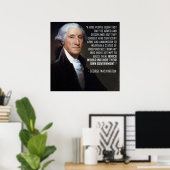 Tweede amendement Citaat - George Washington Poster (Thuiskantoor)
